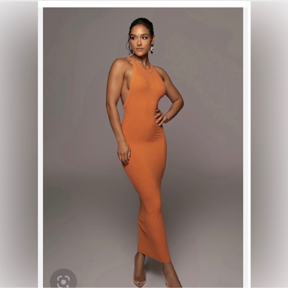 purple AND orange luxe label dress size medium